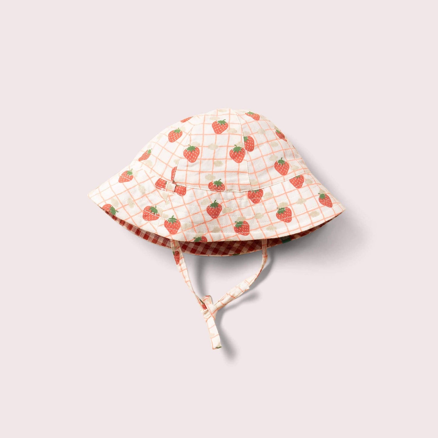 Strawberry Days Reversible Sunhat 0-6 months.