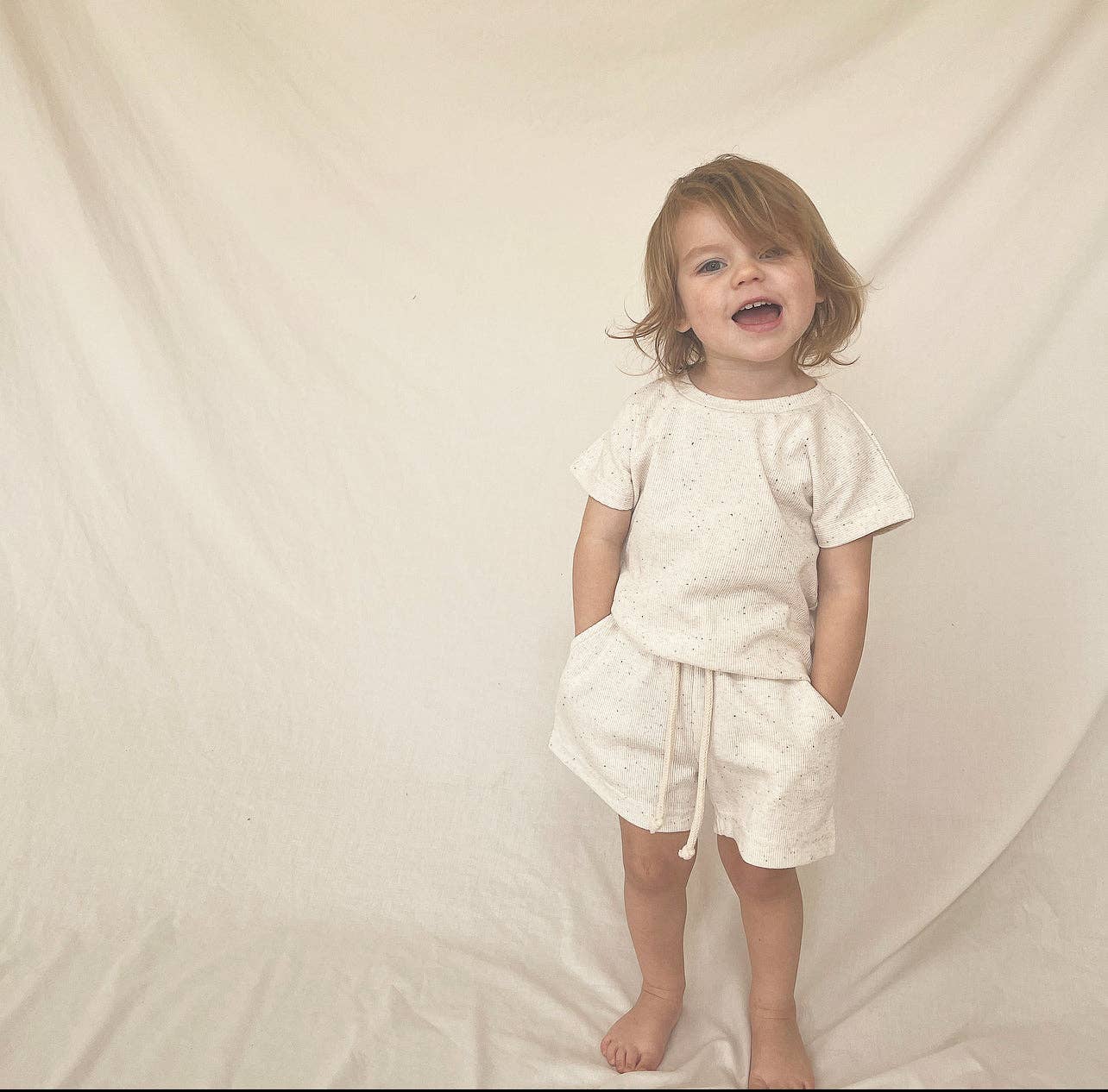 Milk Flecked Birch Shorts