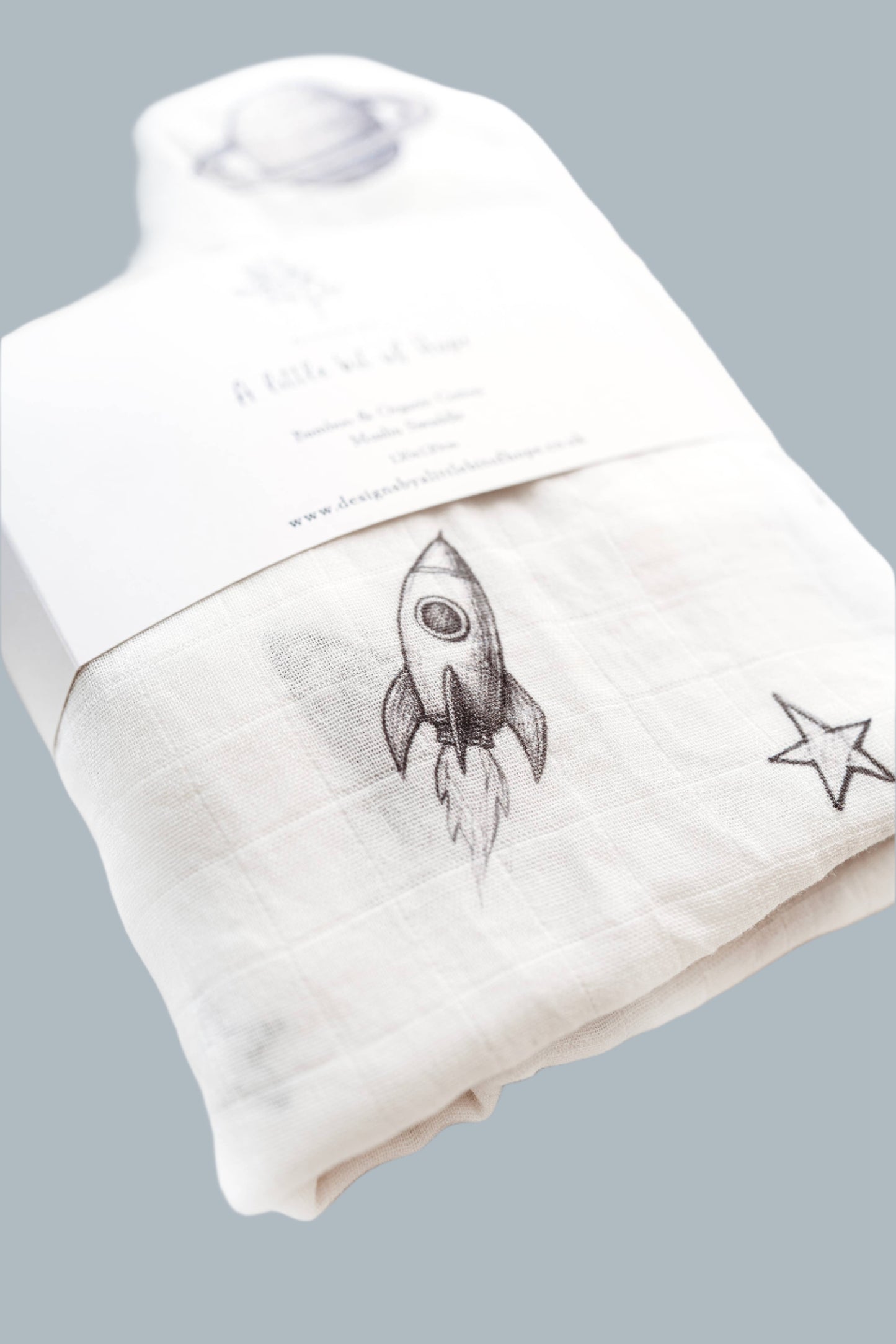 Planet of dreams/ Space/moon/stars Muslin blanket