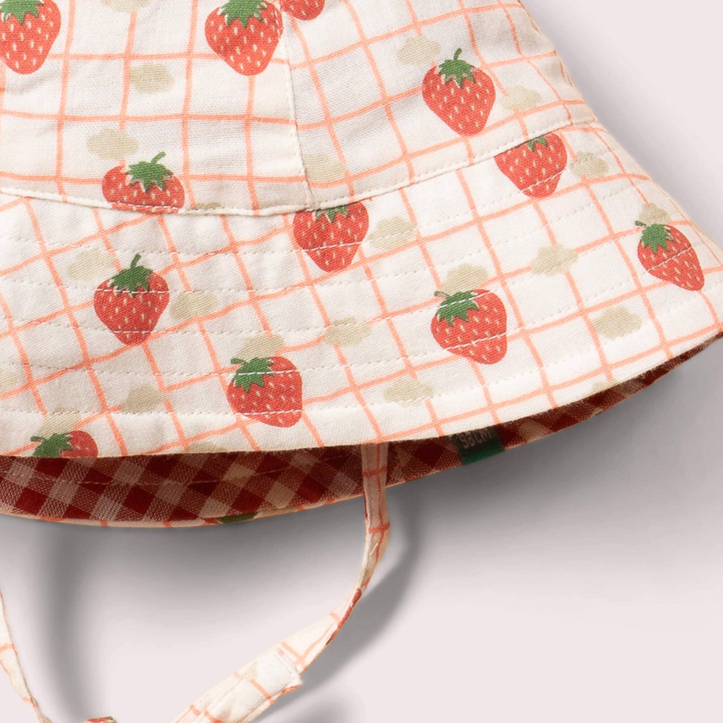 Strawberry Days Reversible Sunhat 0-6 months.