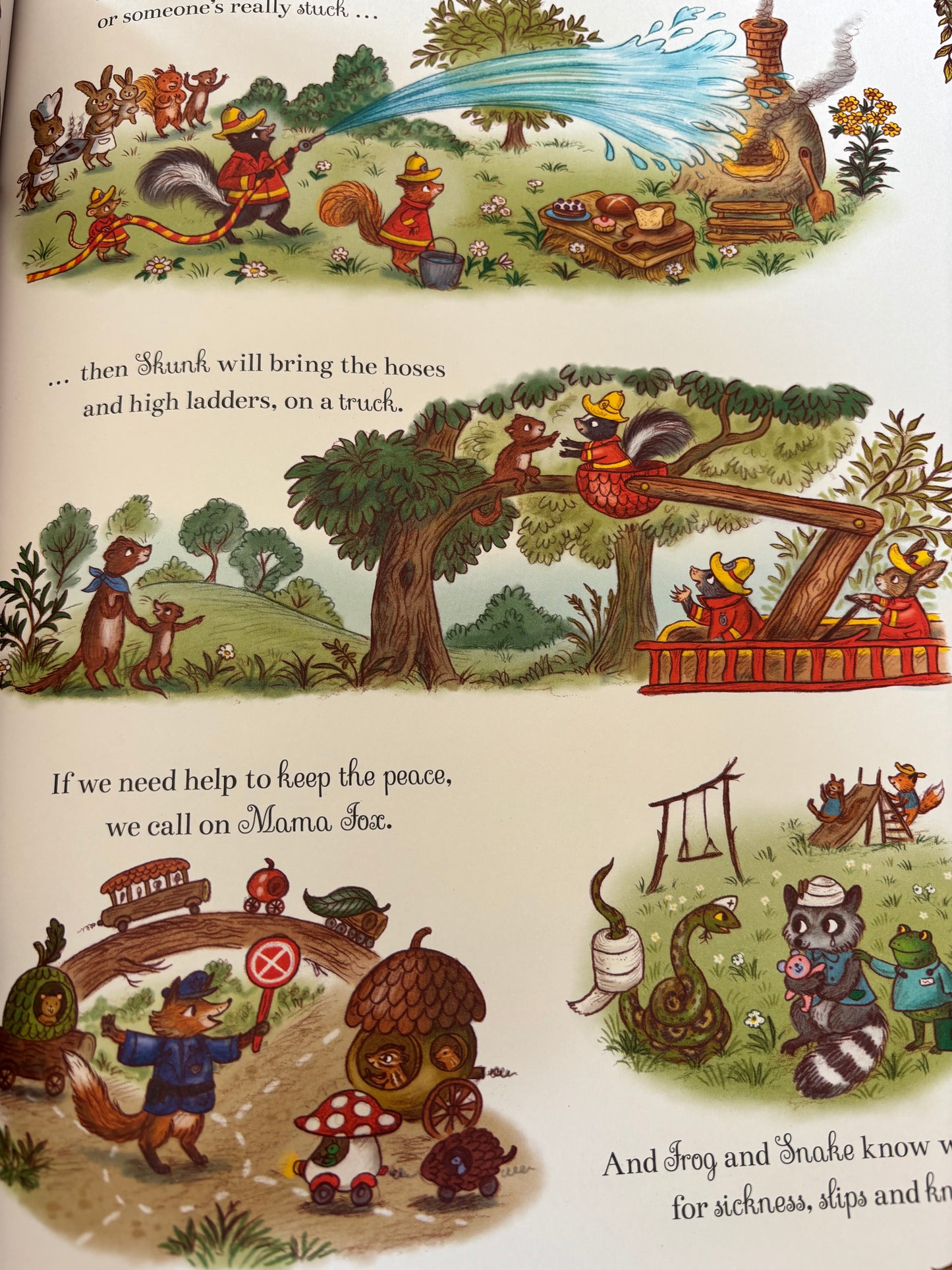 Brown Bear Wood: It’s Busy Down in the Woods Today