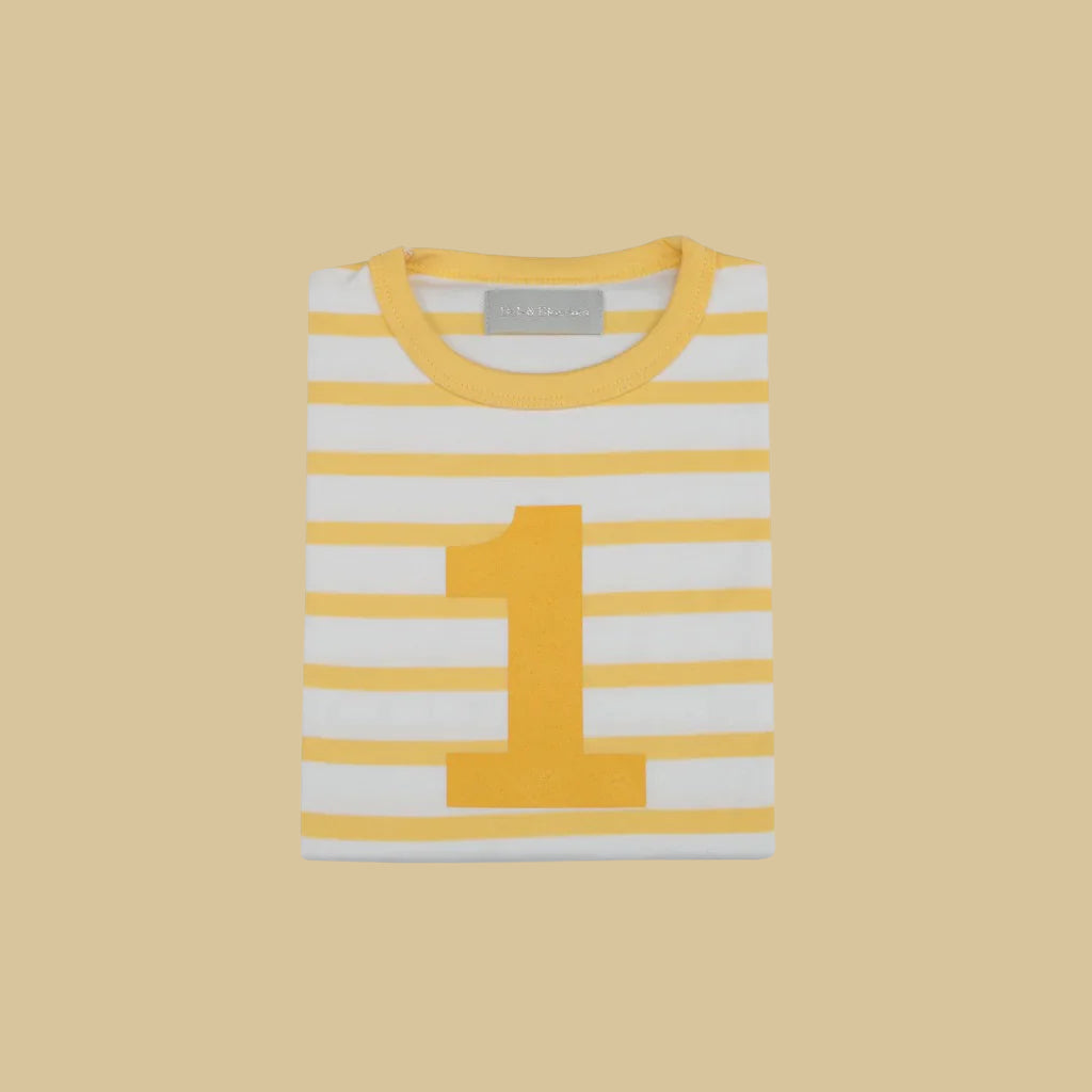 Buttercup Striped Long Sleeve T-Shirt - Number 1
