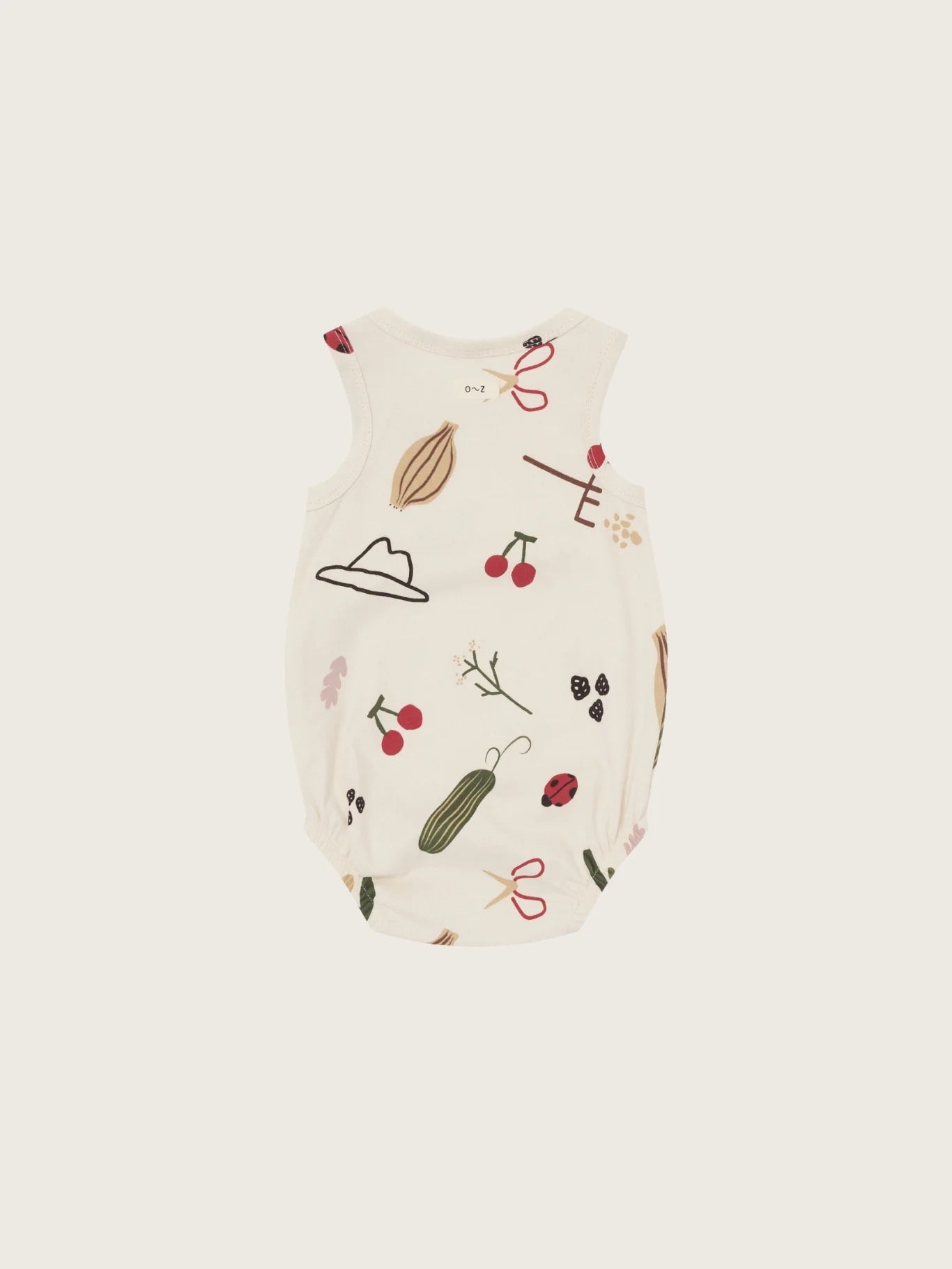 Organic Zoo. Grow and Gather Sleeveless Bodysuit.