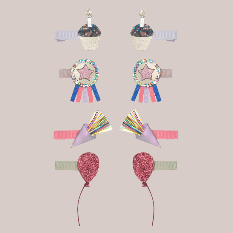 Birthday Hair clips.