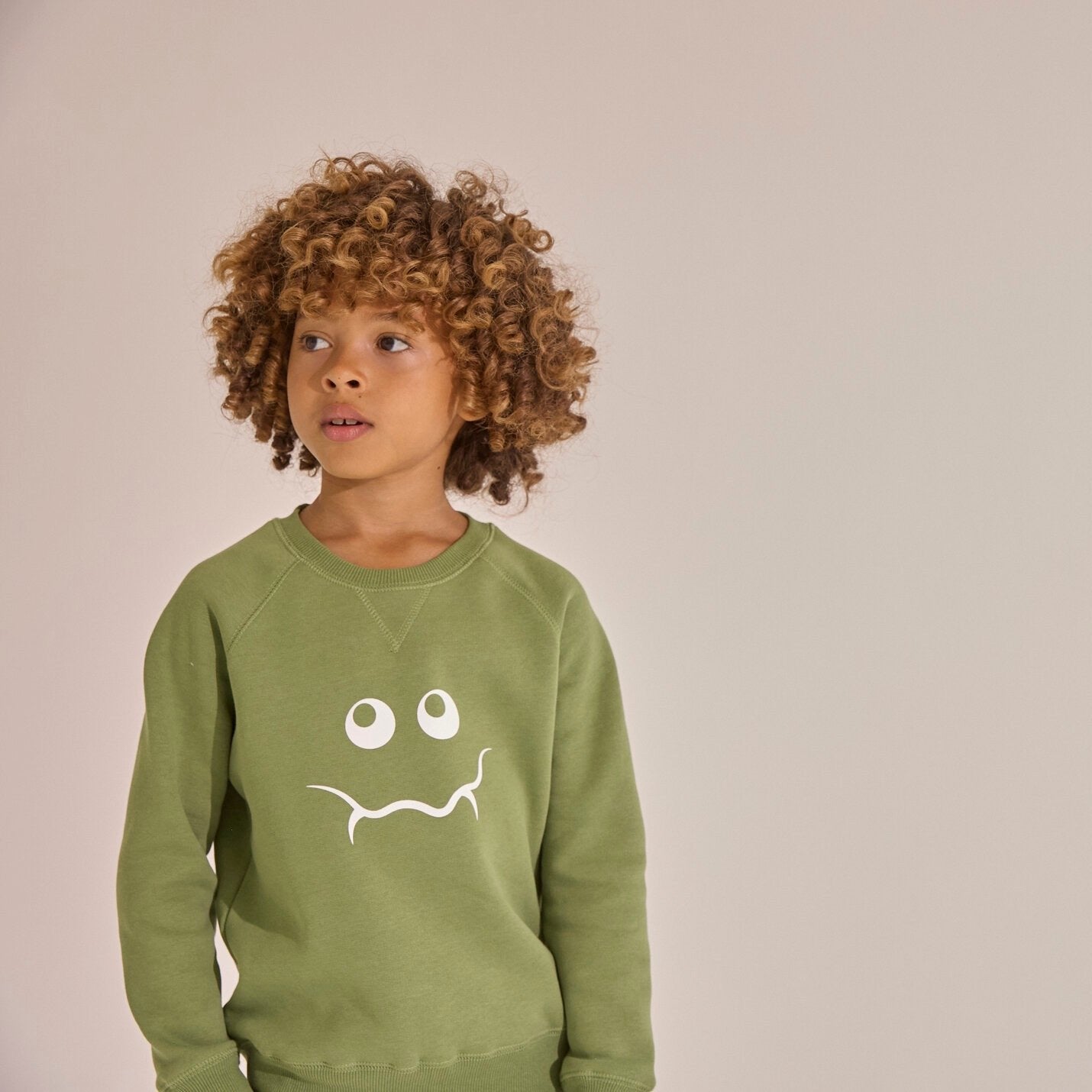 Olive Monster Sweatshirt