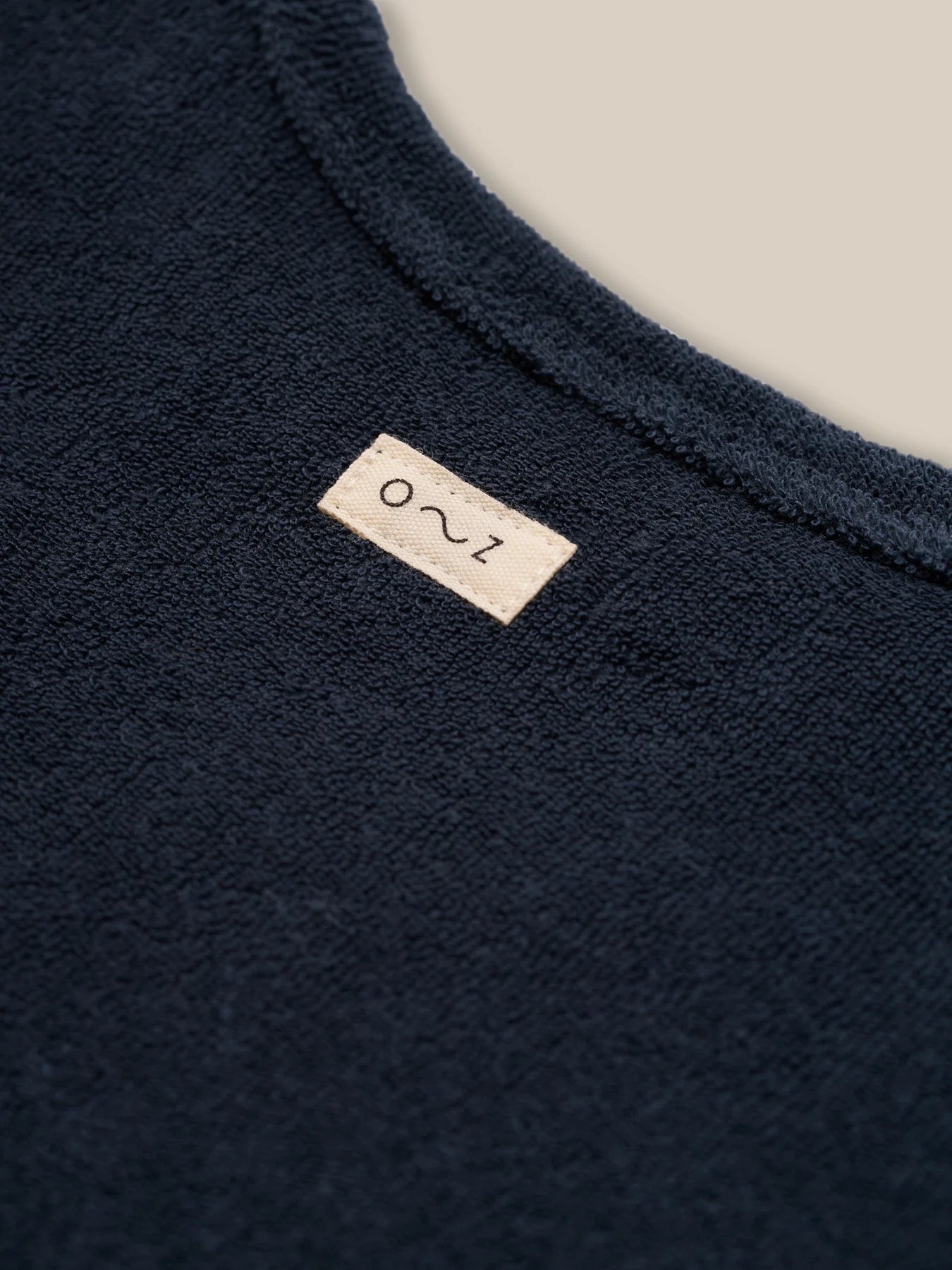 Organic Zoo - Navy Terry Boxy T.Shirt. 4-5 years.