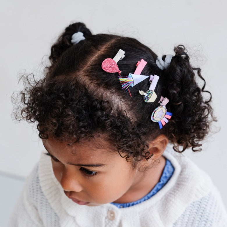 Birthday Hair clips.