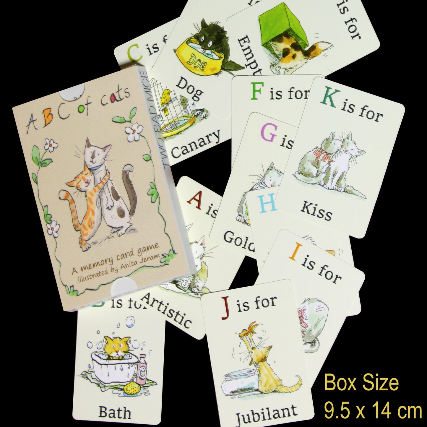 Anita Jeram ABC of Cats. A memory card game.