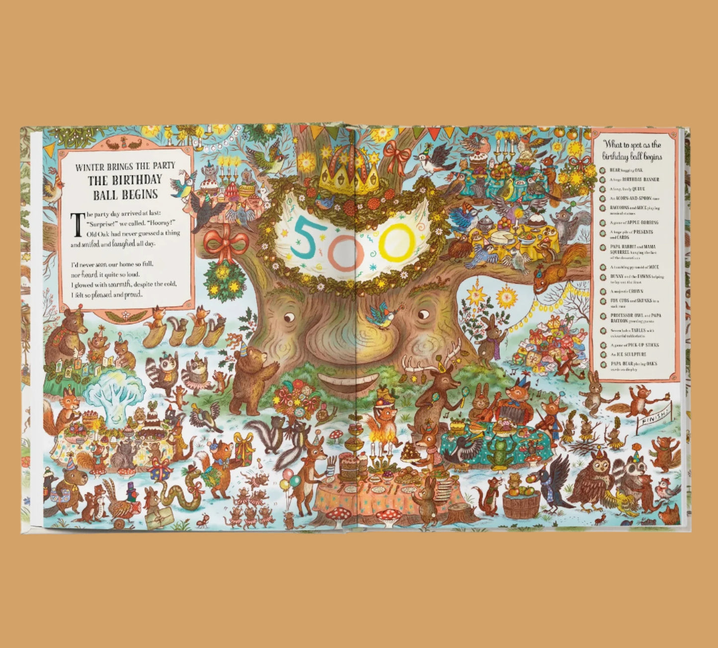 Books - Brown Bear Wood, The Grand Old Oak and the Birthday Ball by Rachel Piercey - Hardback.