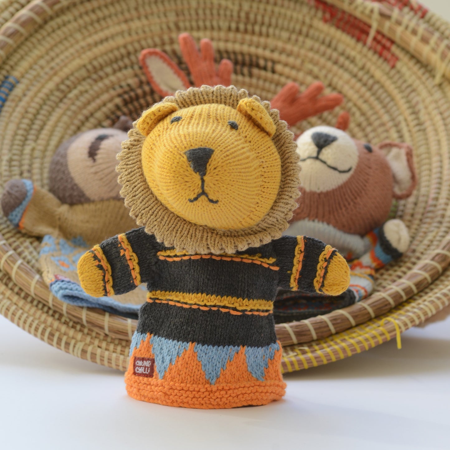 Lion Handpuppet.