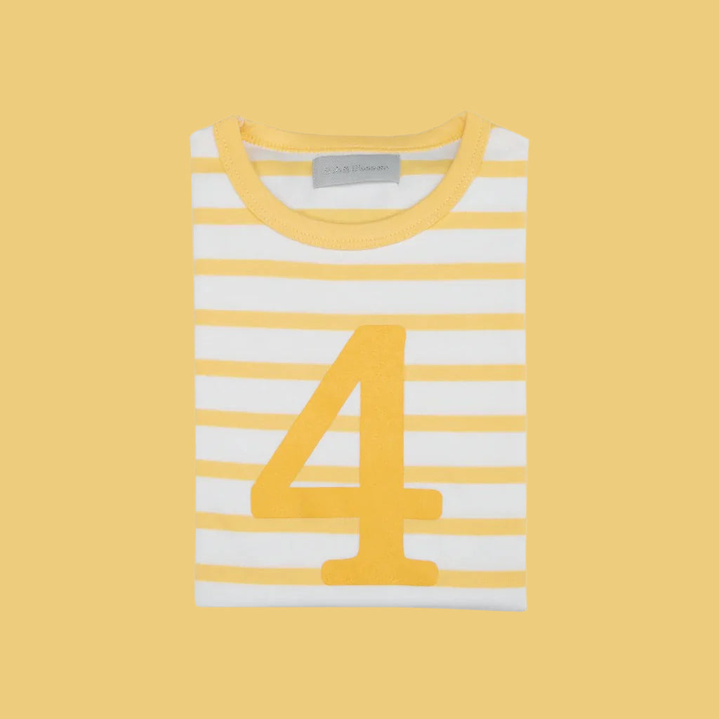 Buttercup Striped Long Sleeve T-Shirt - Number 4
