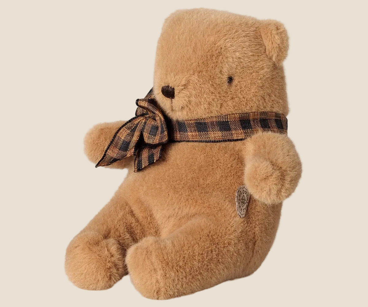 Maileg Teddy Bear - plush. MINI. Mushroom.
