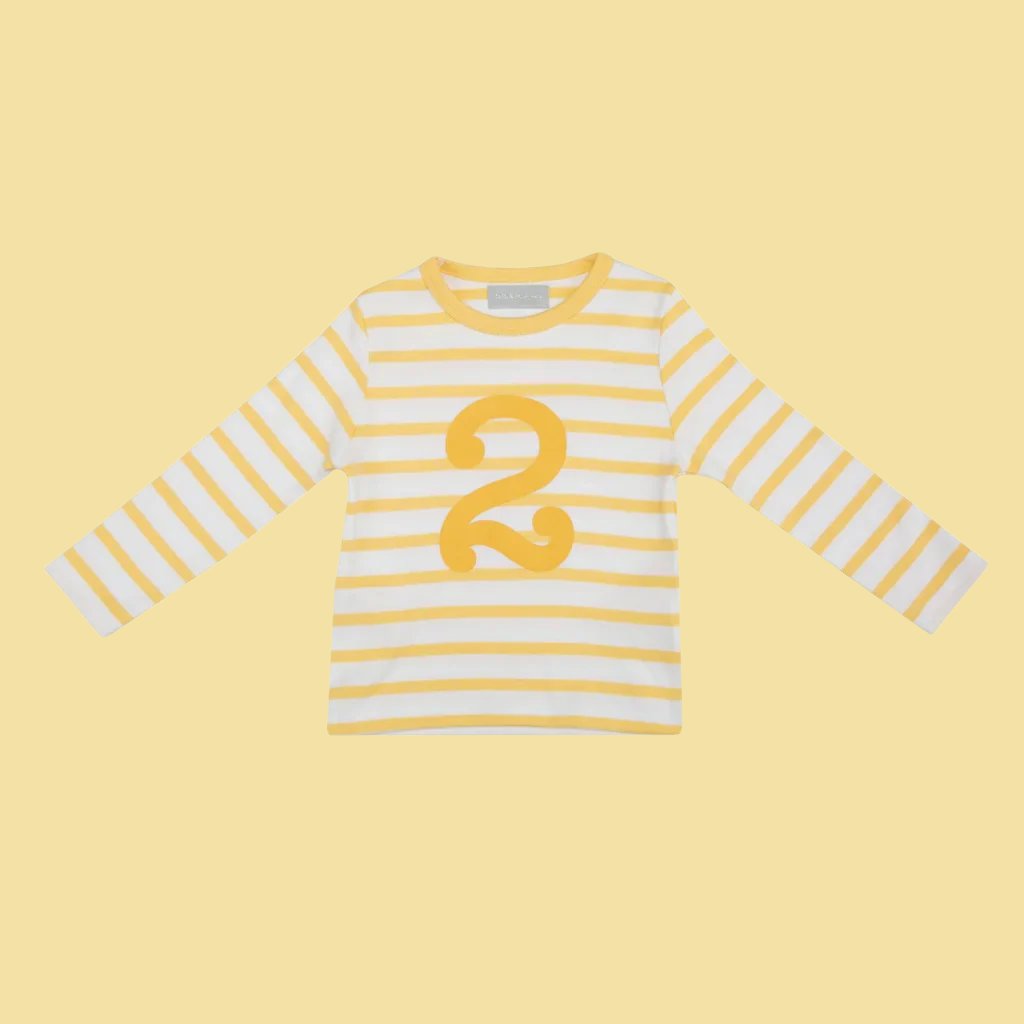 Buttercup Striped Long Sleeve T-Shirt - Number 2