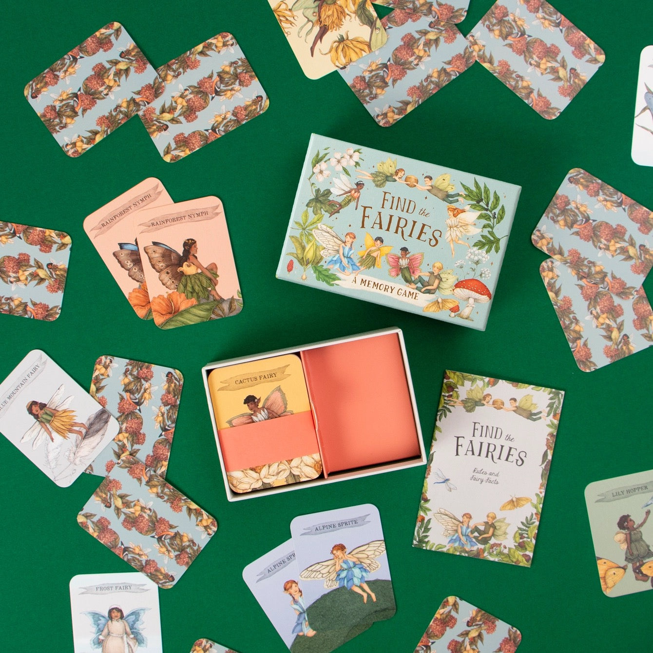 Find the Fairies - matching pairs game.