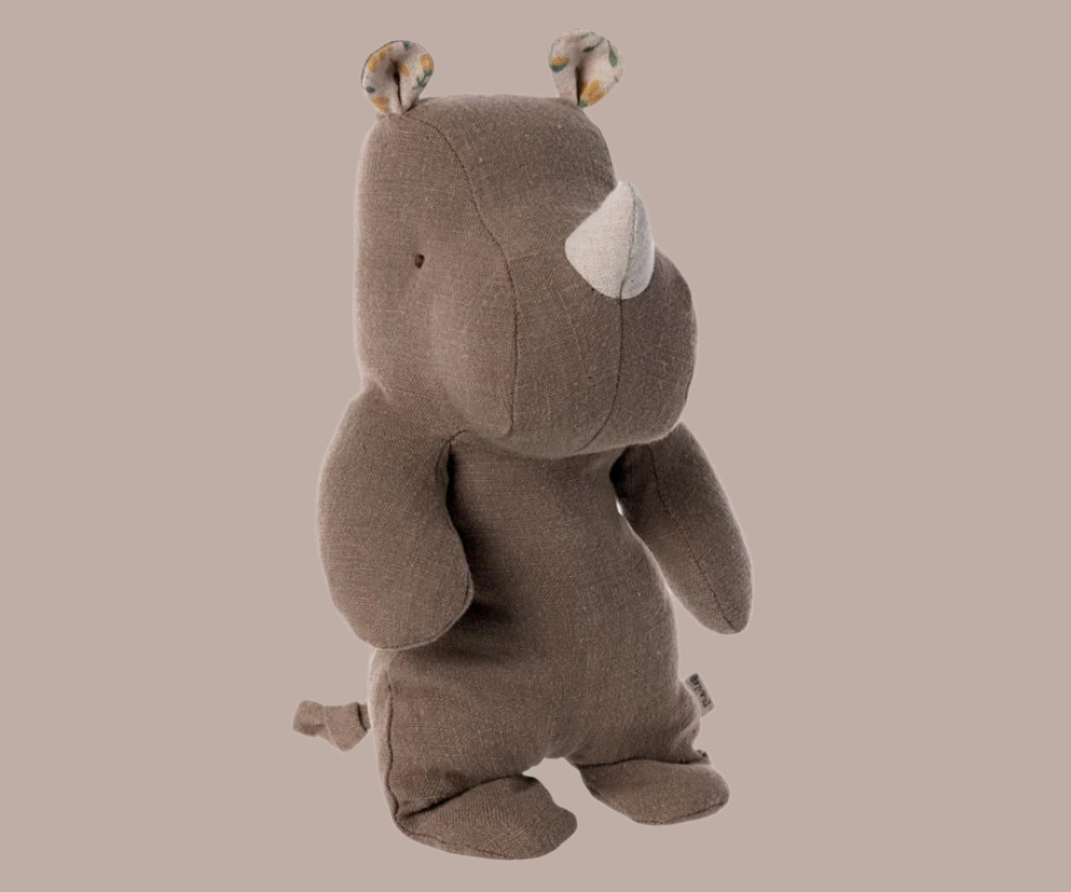 Maileg Small Rhino - chocolate