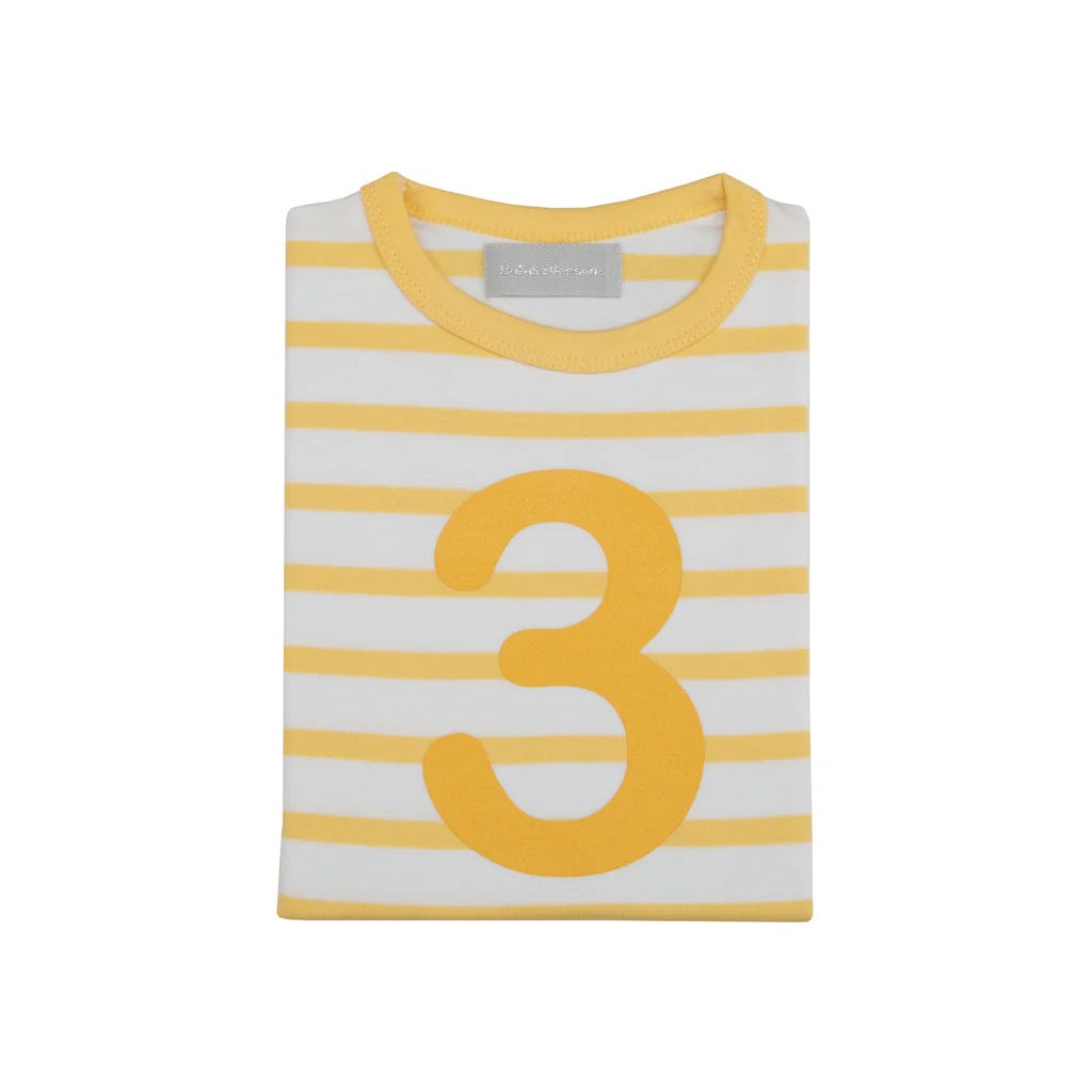 Buttercup Striped Long Sleeve T-Shirt - Number 3