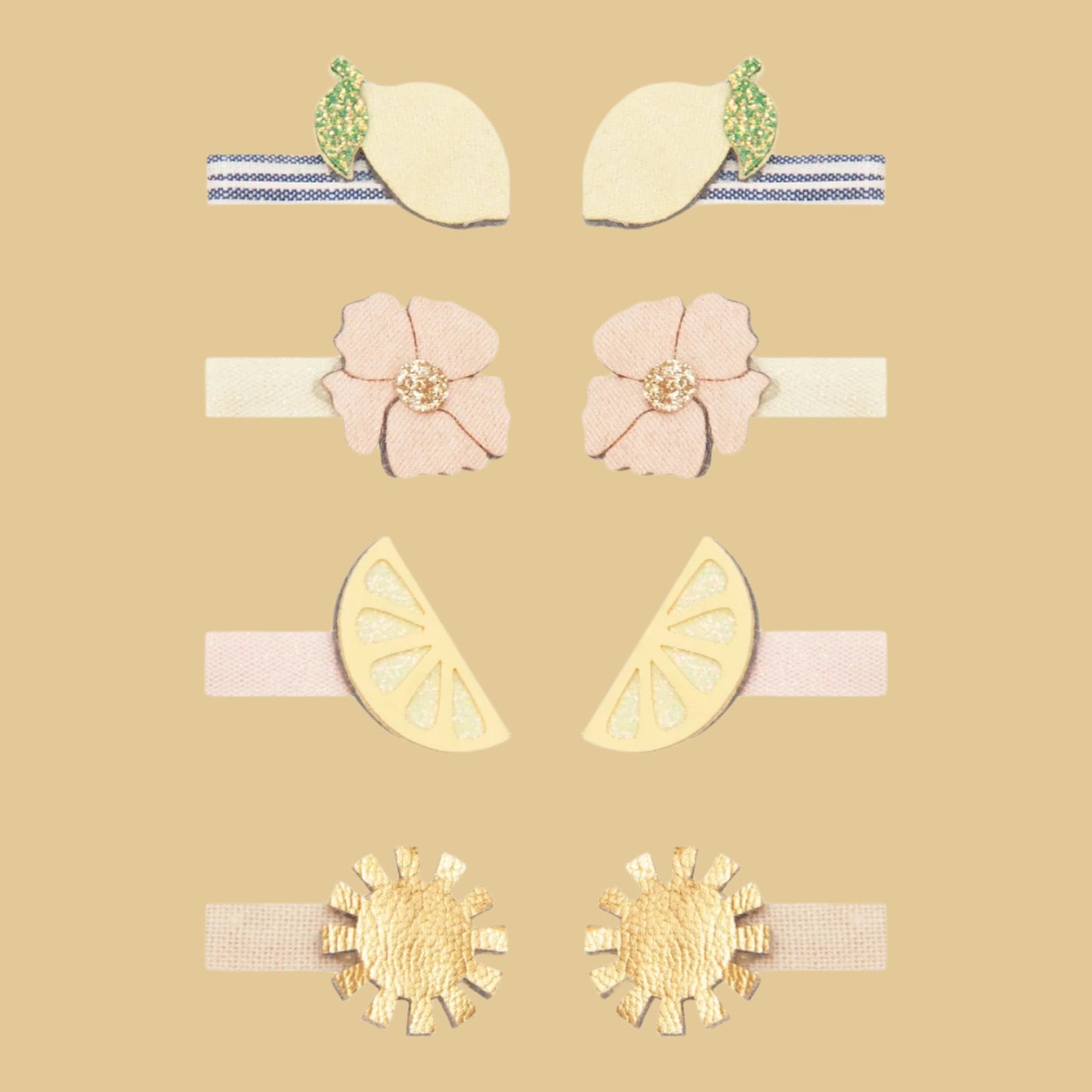 Amalfi hair clips.