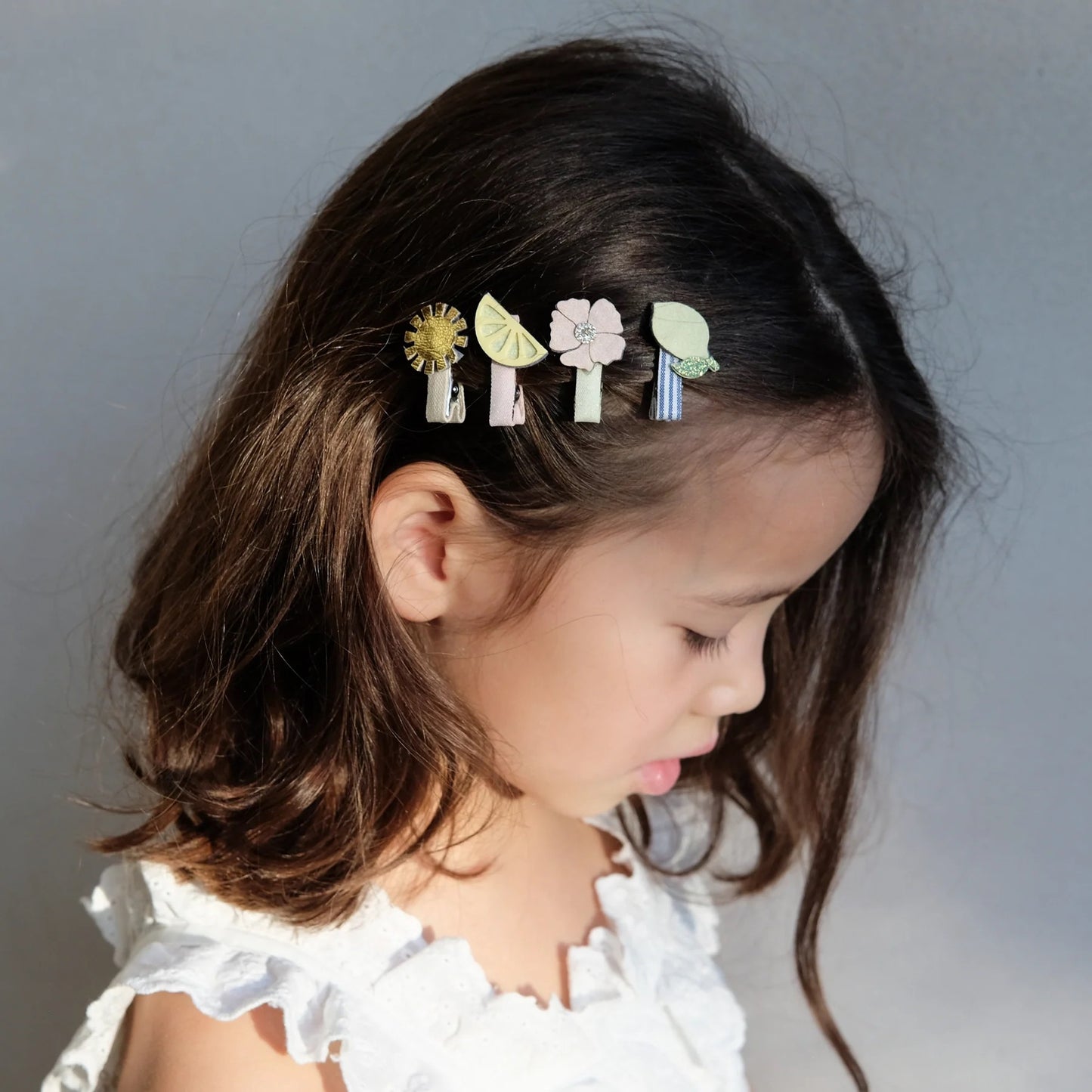 Amalfi hair clips.