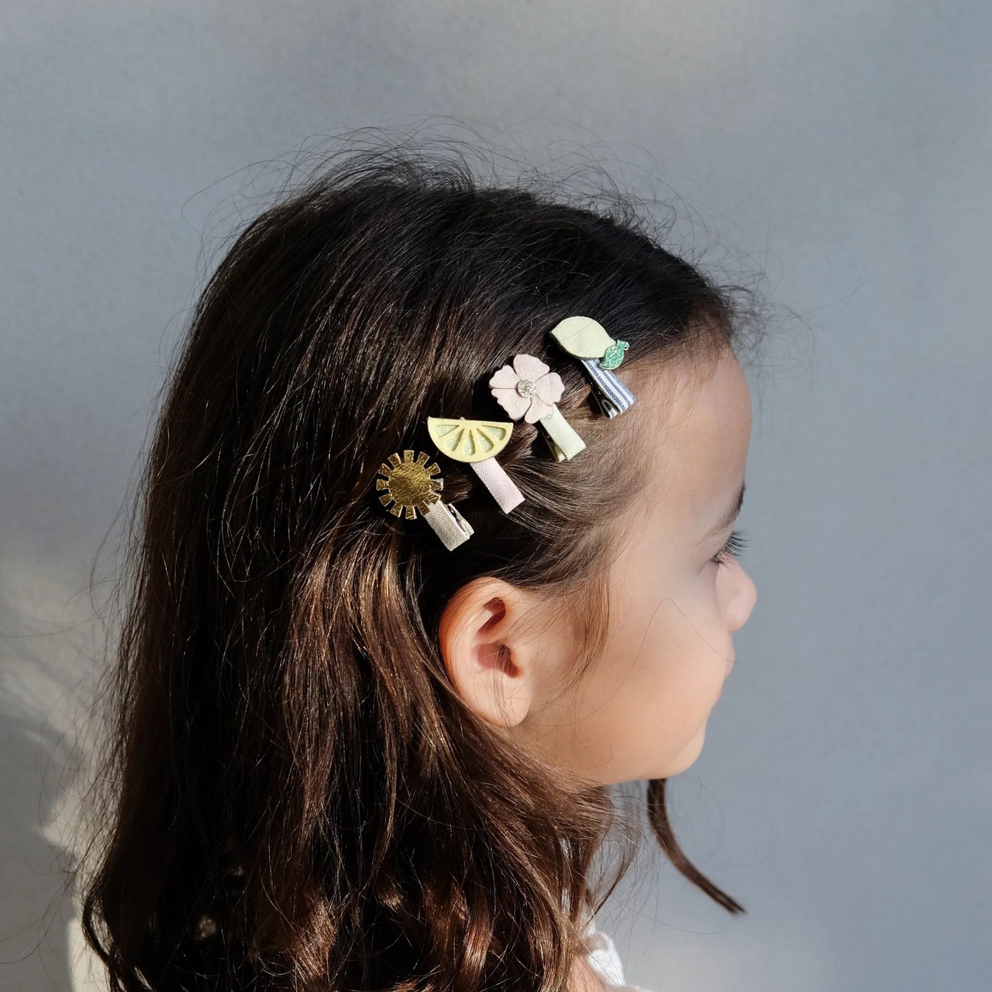 Amalfi hair clips.