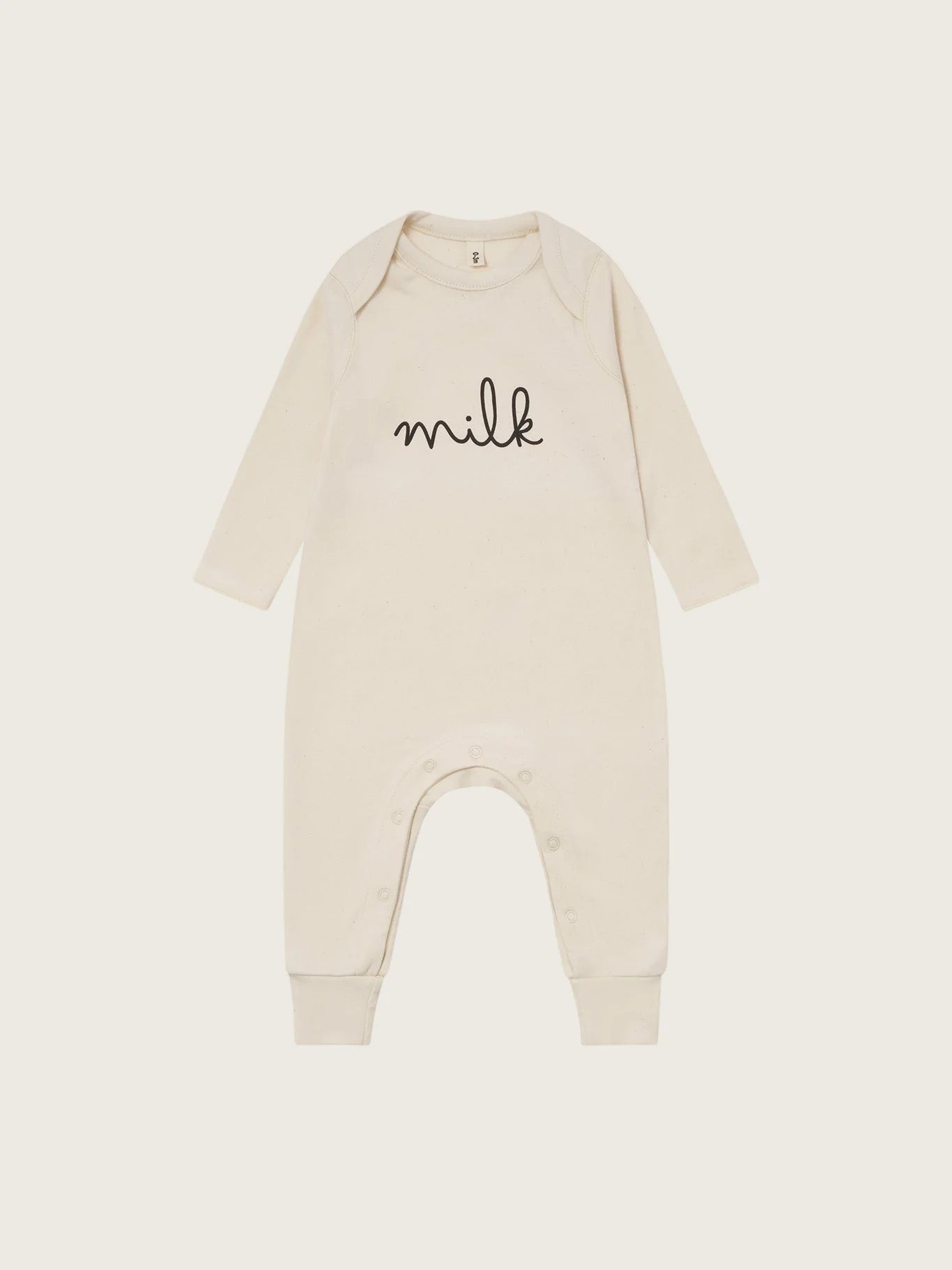 Organic Zoo Undyed MILK Playsuit.