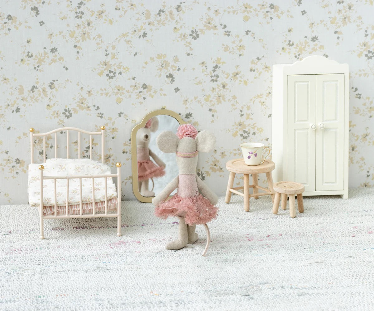 Maileg Little Sister ballerina mouse - rose