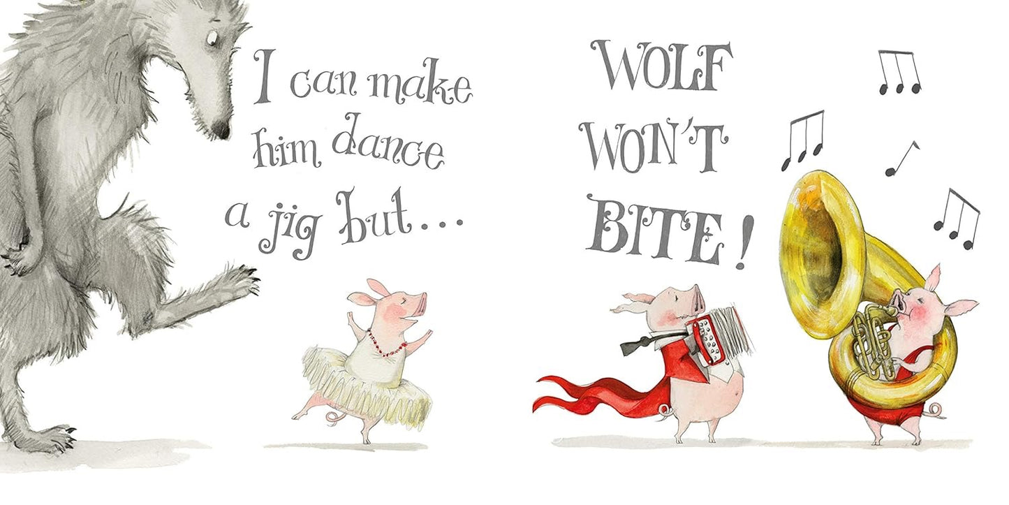 Wolf Won't Bite. Picture Book - Emily Gravett.
