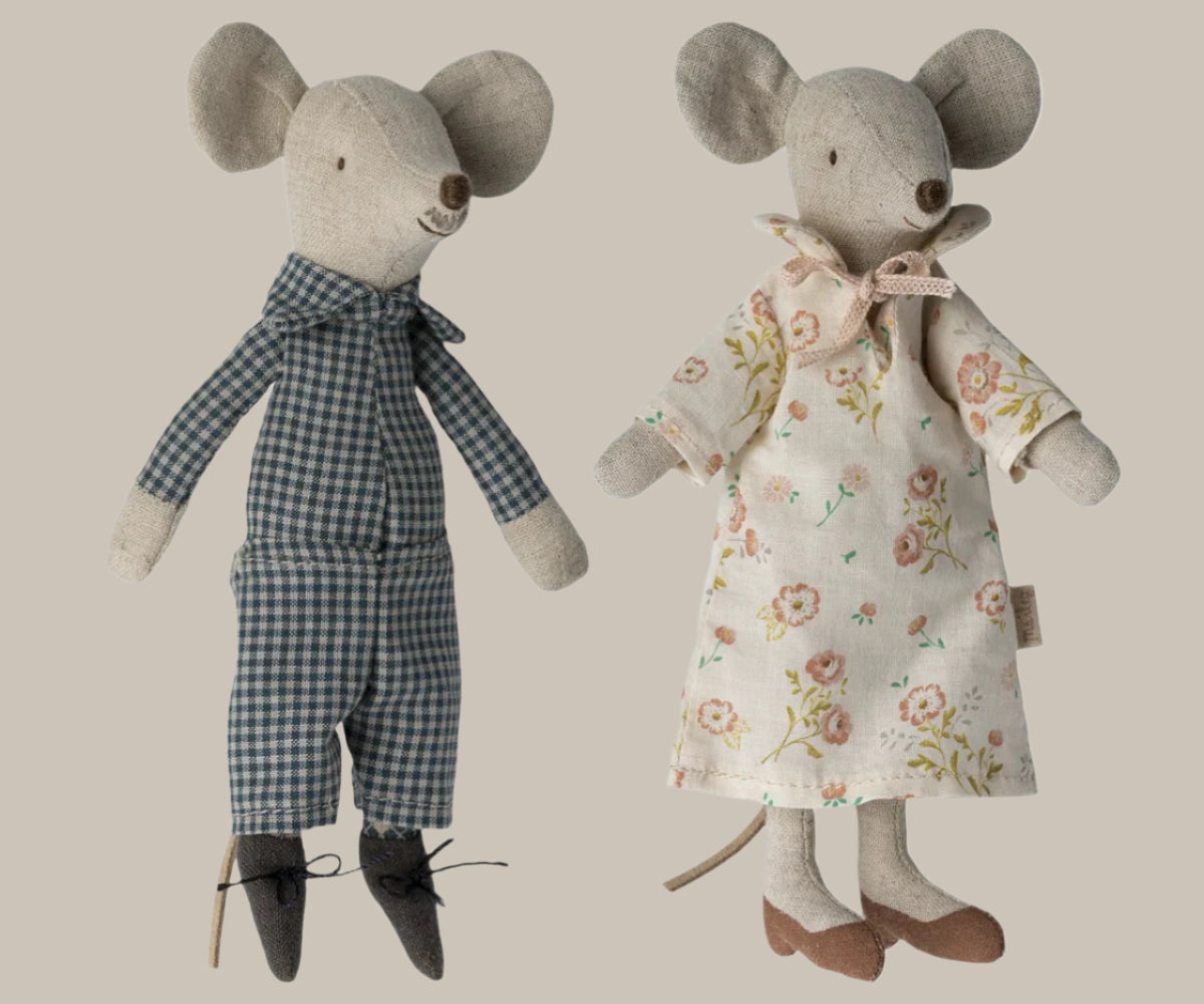 Maileg Grandma and Grandpa Mouse