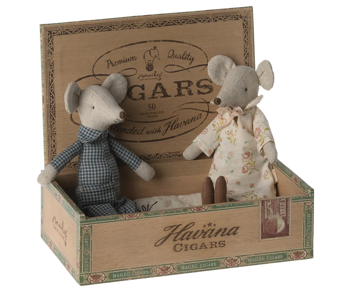 Maileg Grandma and Grandpa Mouse