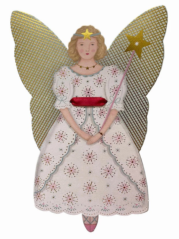 Fairy Princess Press-Out Tree Topper. Elizabeth Harbour Designs.