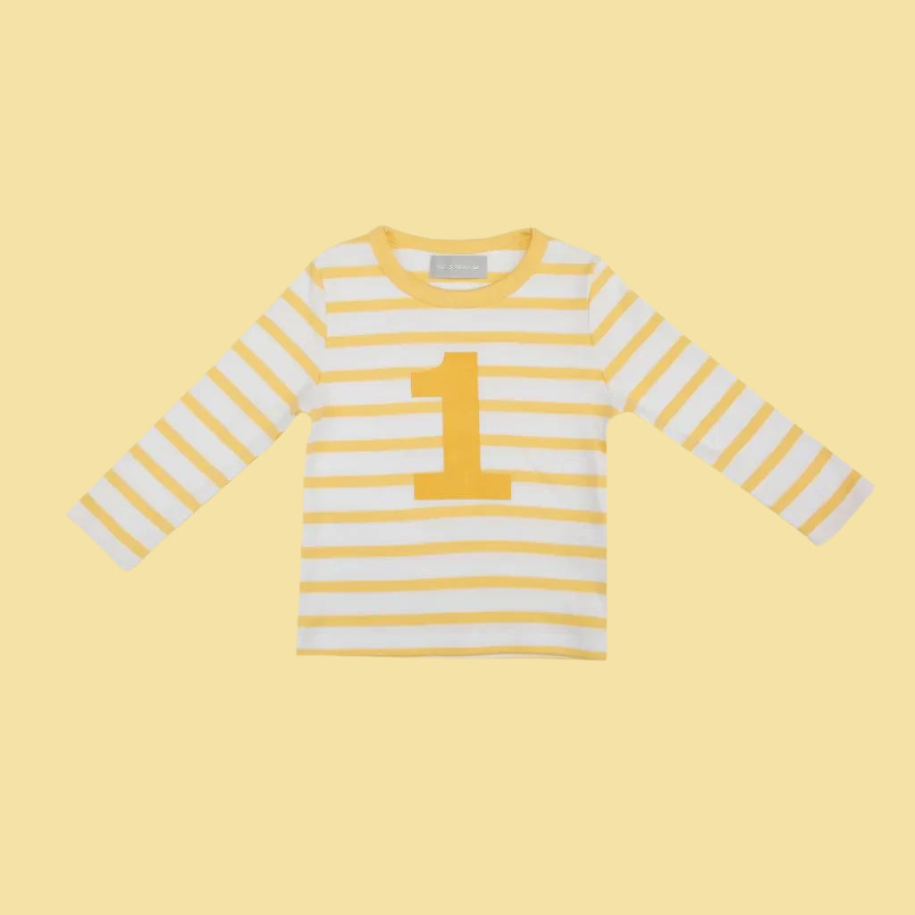 Buttercup Striped Long Sleeve T-Shirt - Number 1