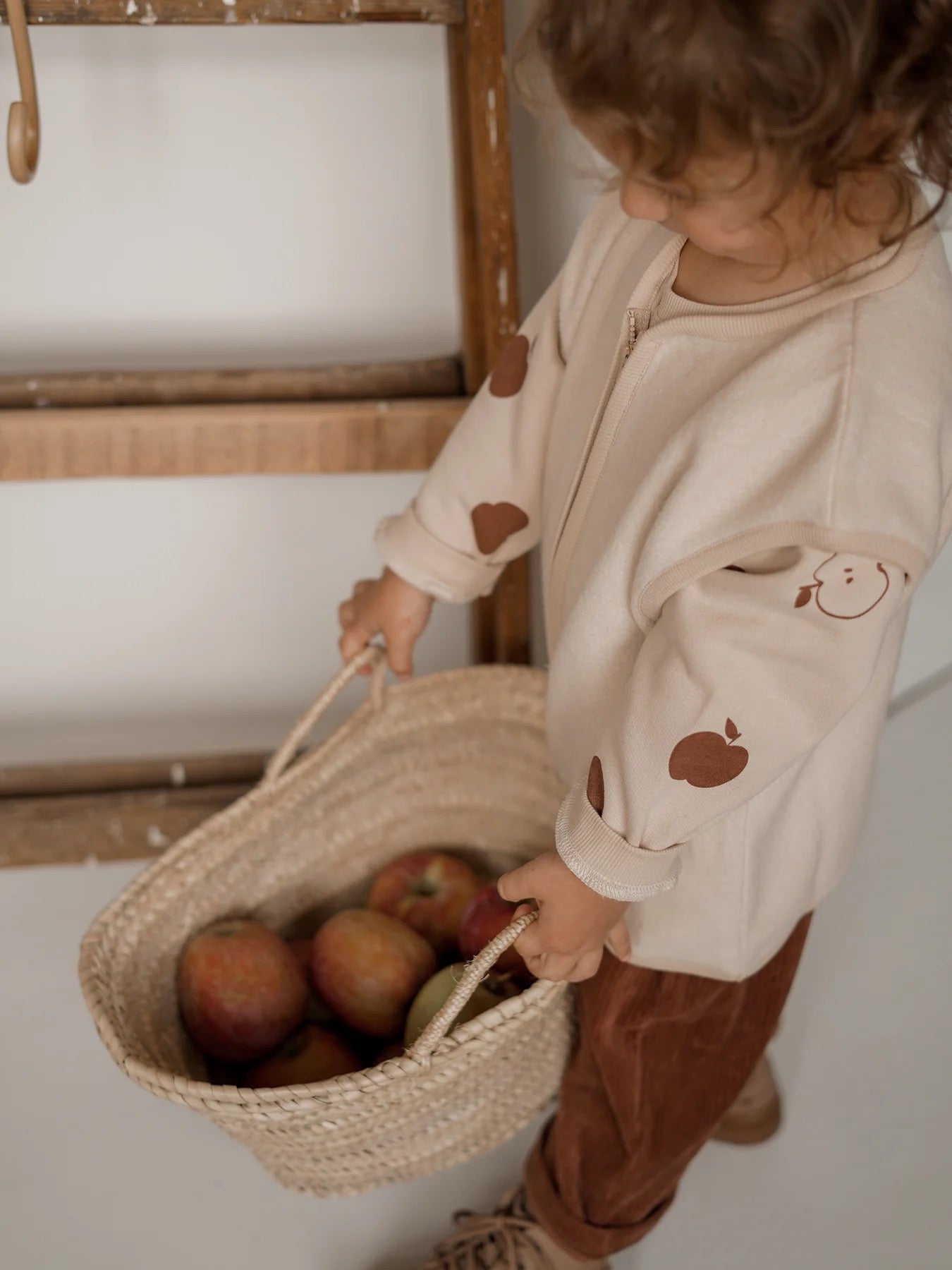 Almond Fleece Vest.