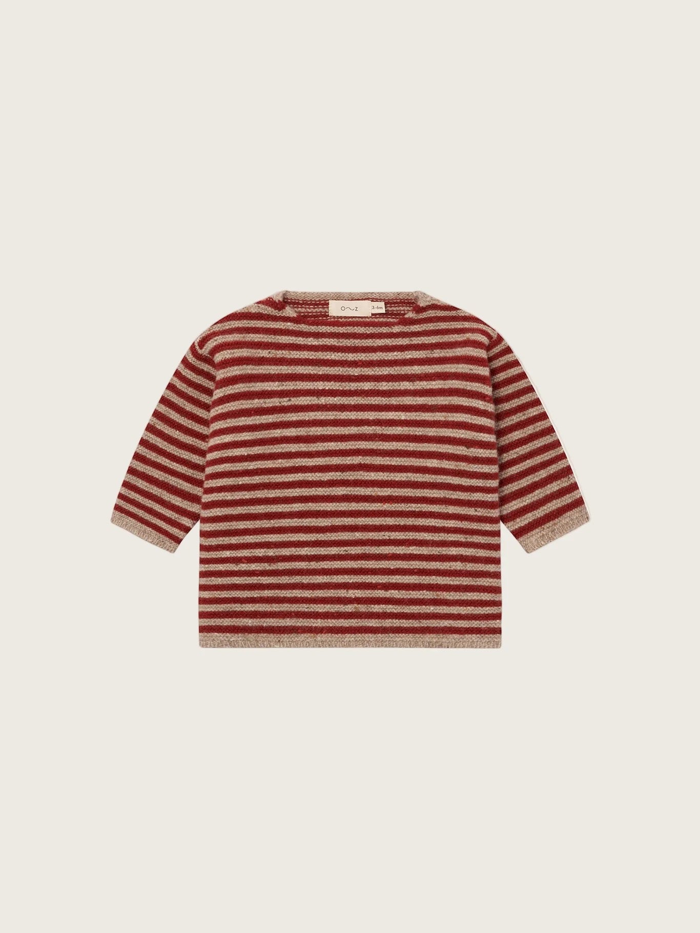 Organic Zoo. Paprika Stripes Wool Jumper.