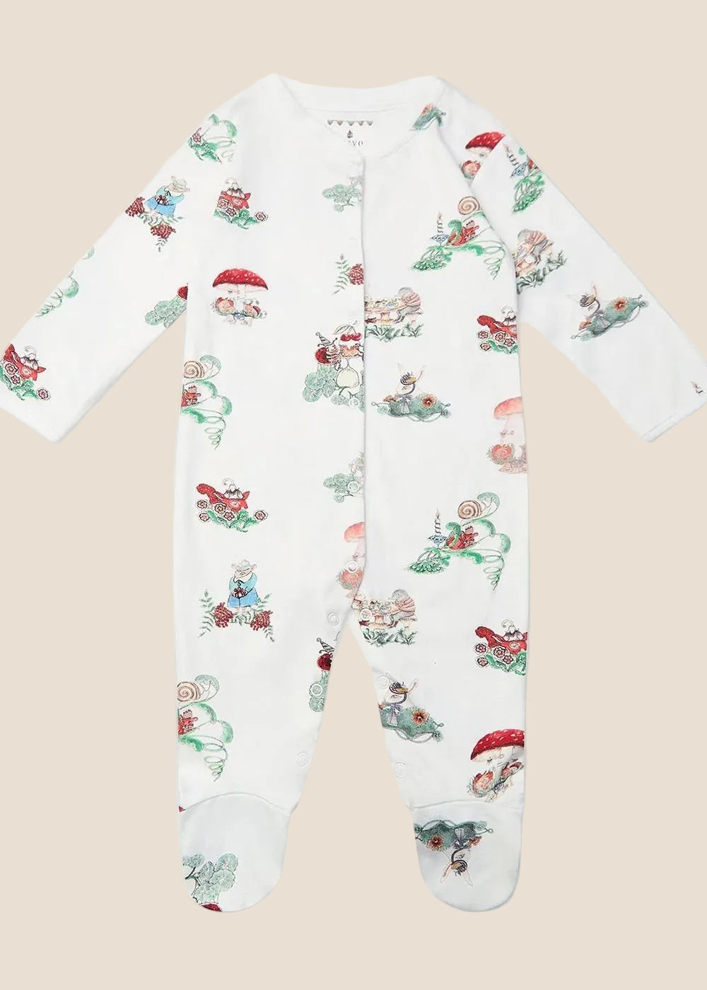 Forivor - Party Animal organic cotton Babygrow.