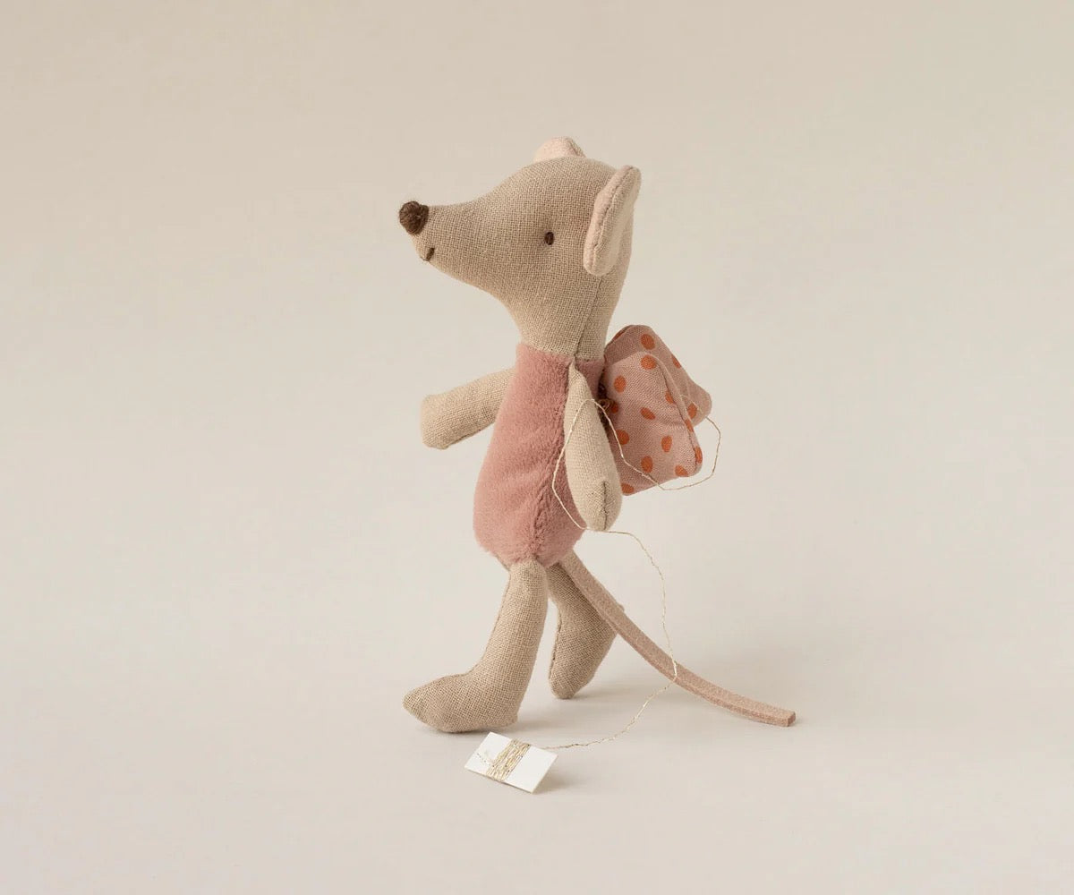 Maileg. Fairy Mouse, Little - Rose.
