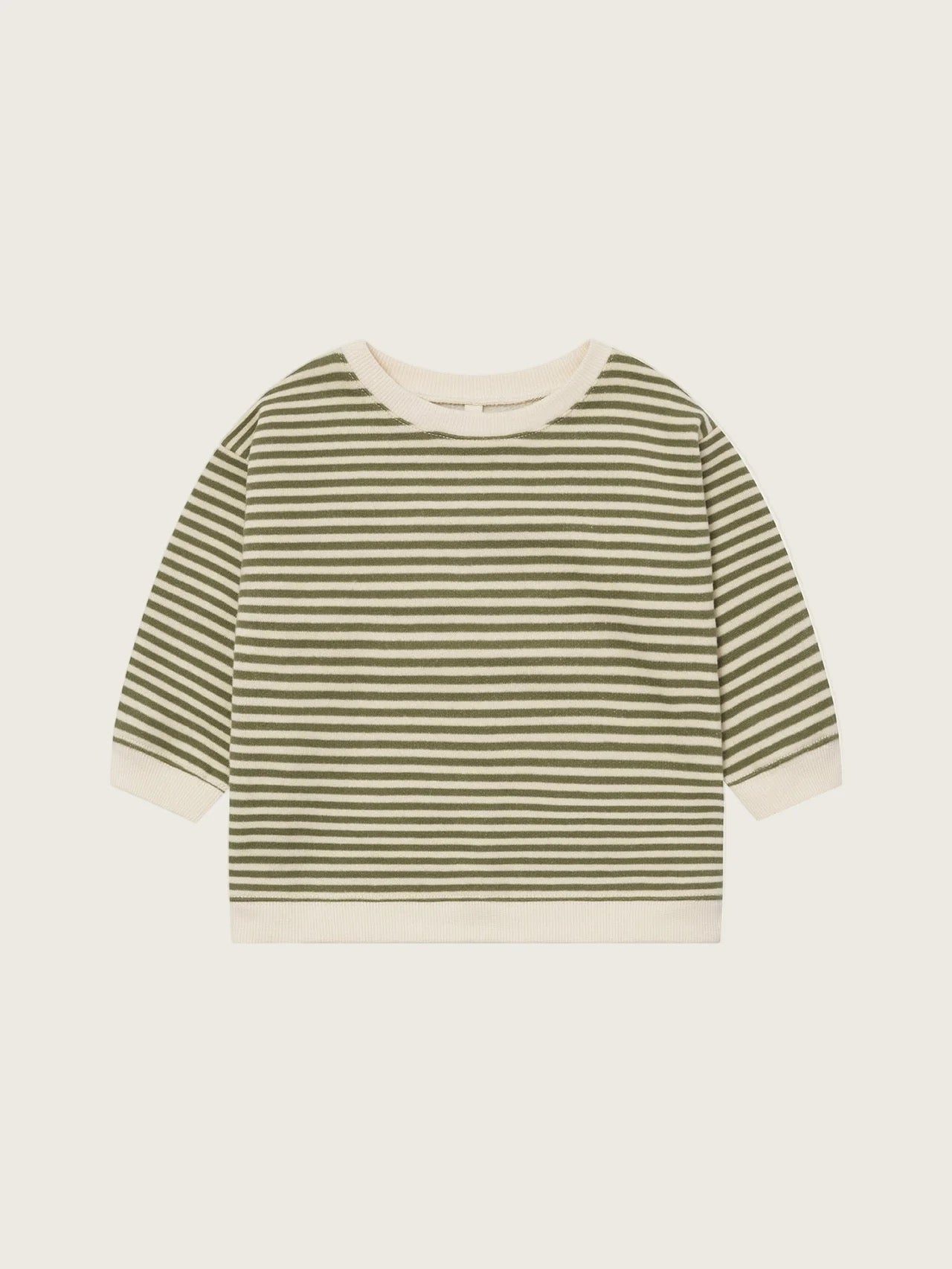 Organic Zoo - Fern Stripes sweatshirt.
