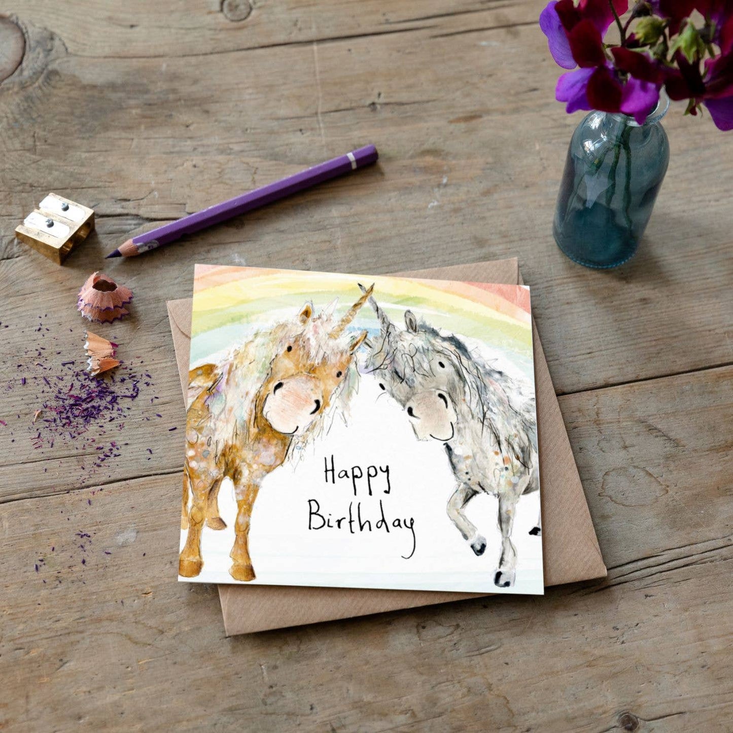 Unicorn Birthday Card