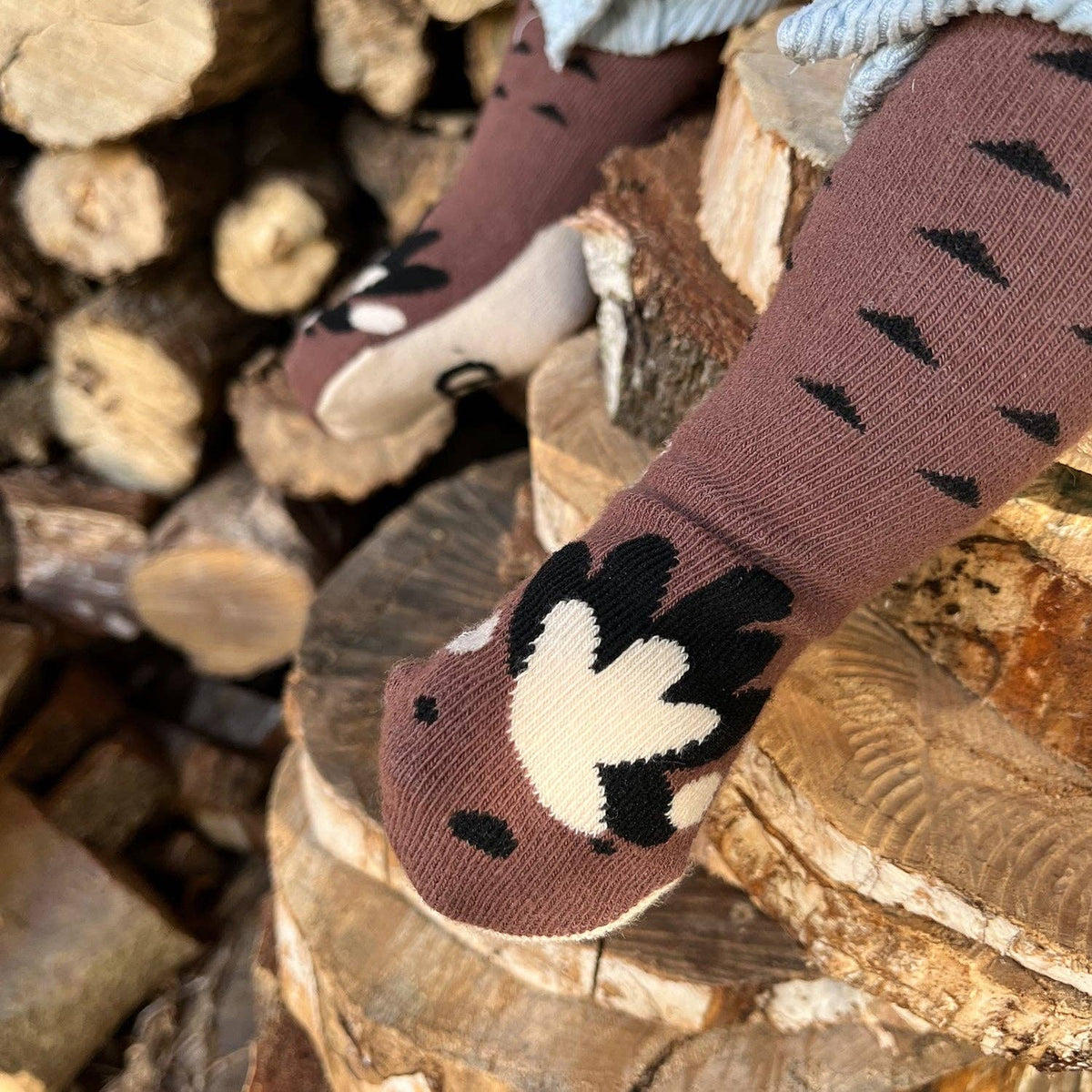 Endangered Animal Socks. British Four Pack | Organic Cotton | Baby Socks