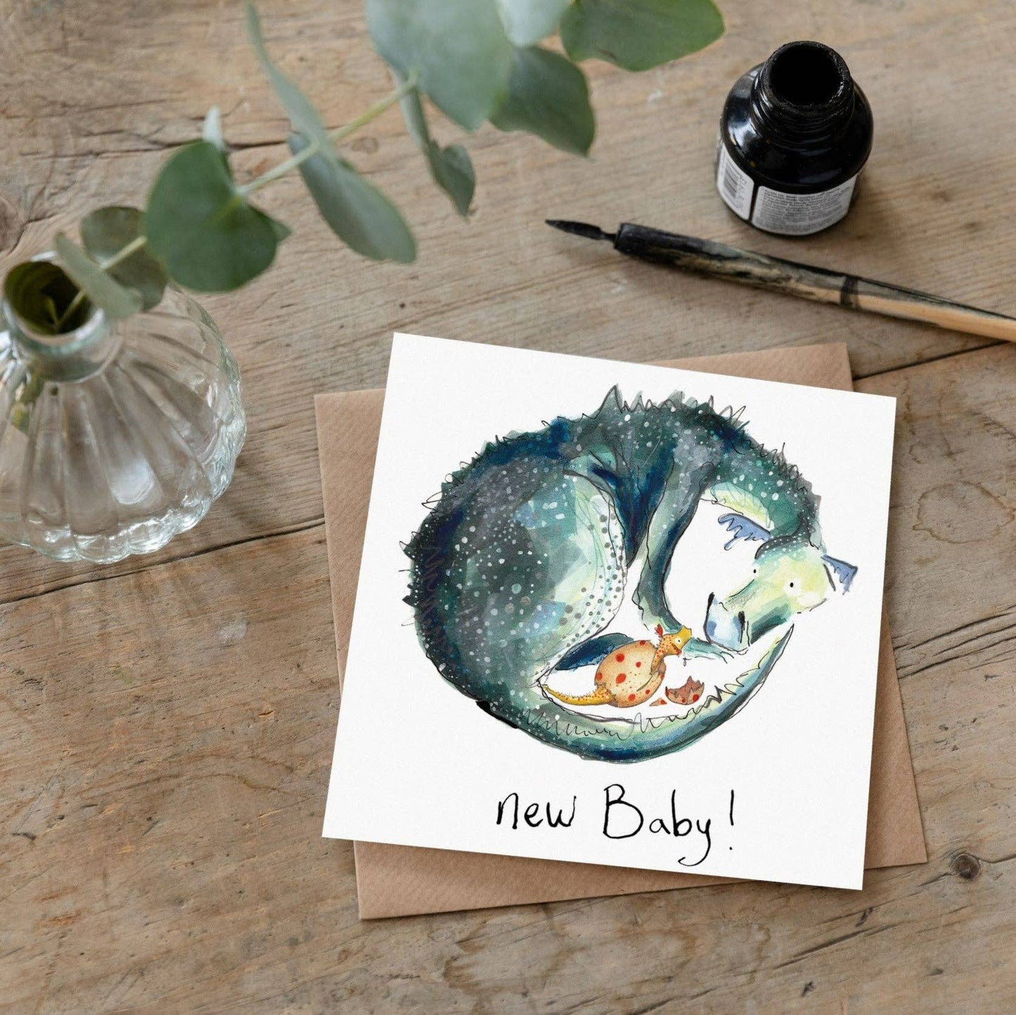 New Baby Card - Sylvia & Pearl