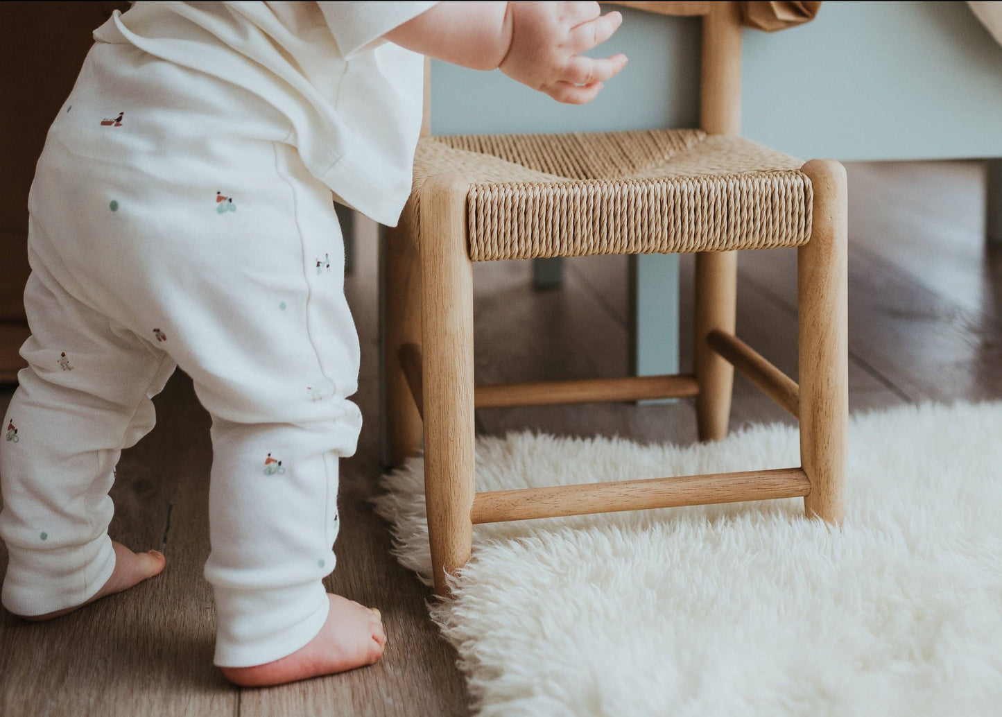 100% Organic Cotton Leggings in Sandstone