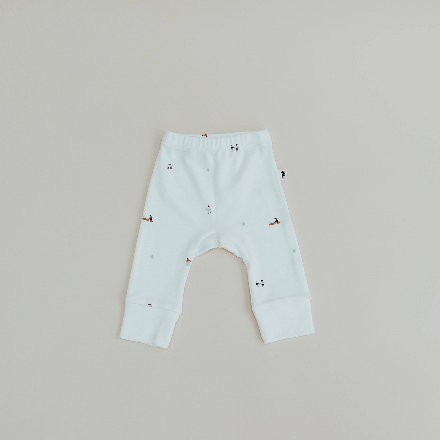 100% Organic Cotton Leggings in Sandstone