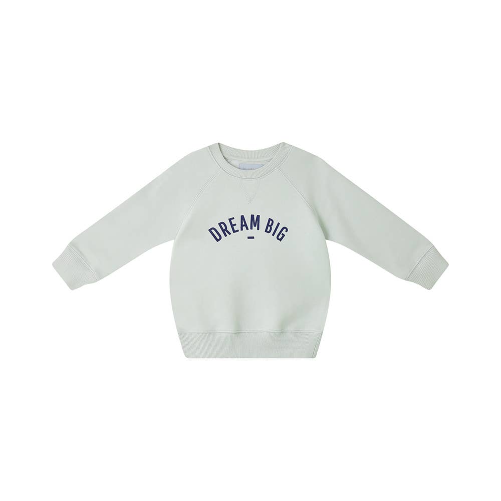 Pebble Grey 'Dream Big' Sweatshirt