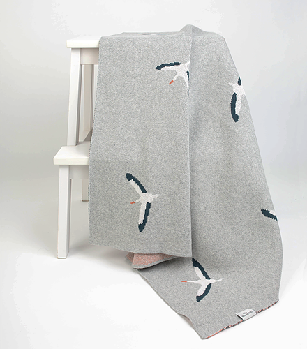 Stork Baby Blanket