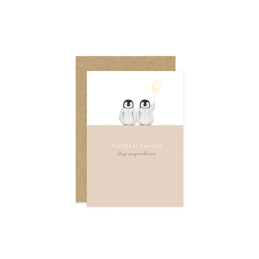 Twins Card | New Baby Cards | Twin Baby Cards | Baby Cards