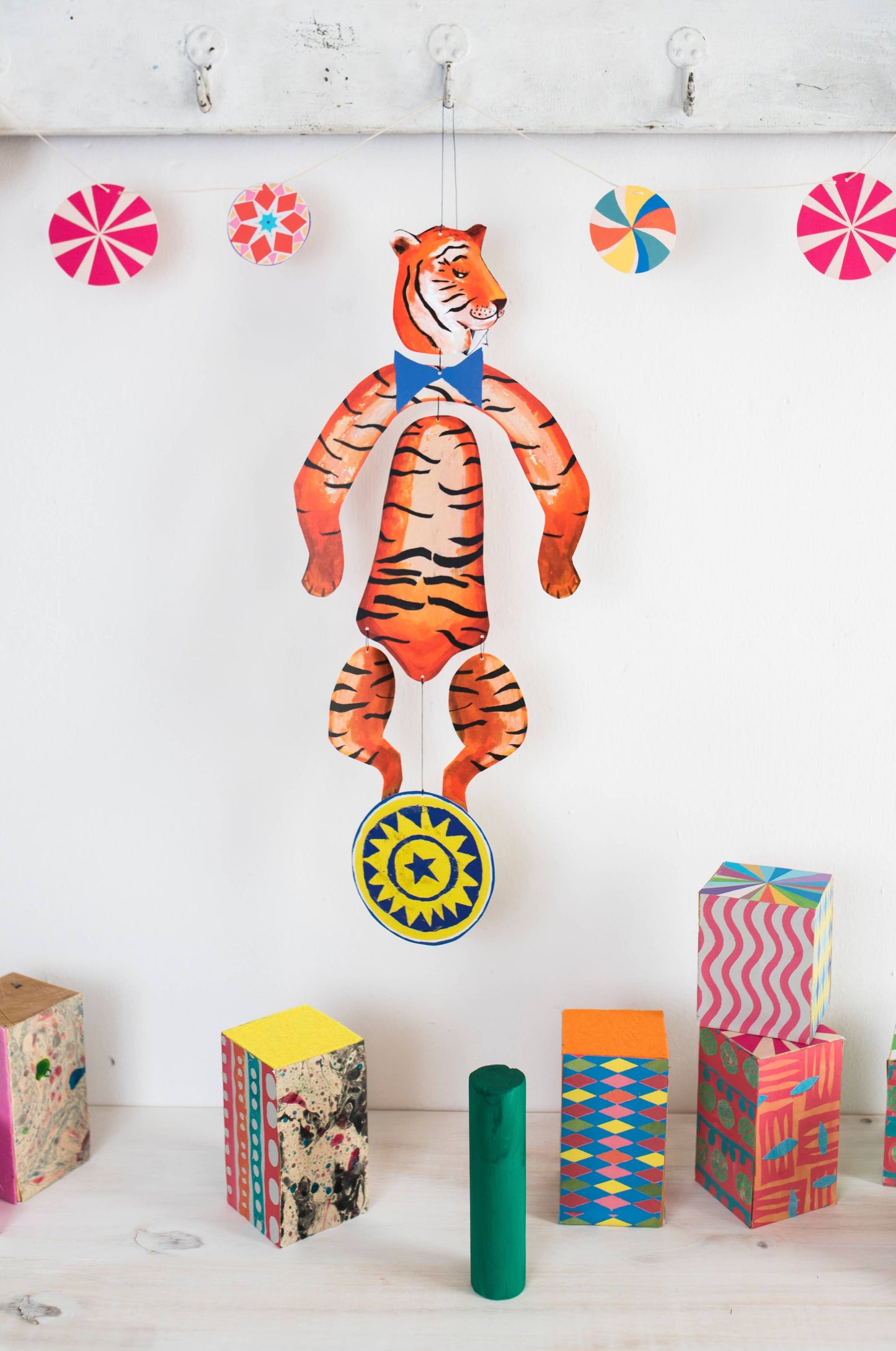 Nursery Circus Tiger Kinetic Mobile
