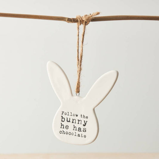 Follow the Bunny Hanger, 9cm