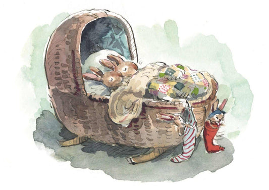 Claire Fletcher - Cot twin bunnies.
