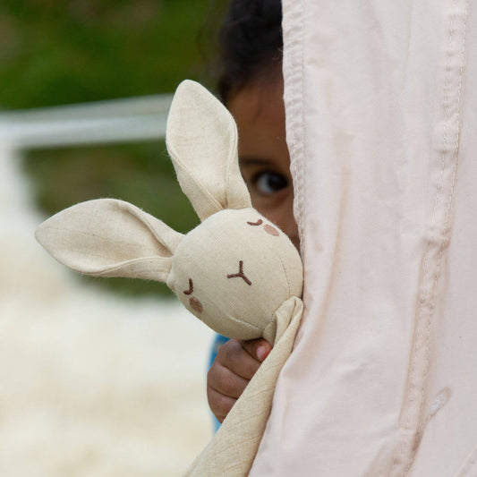 Rabbit Organic Muslin Baby Comforter
