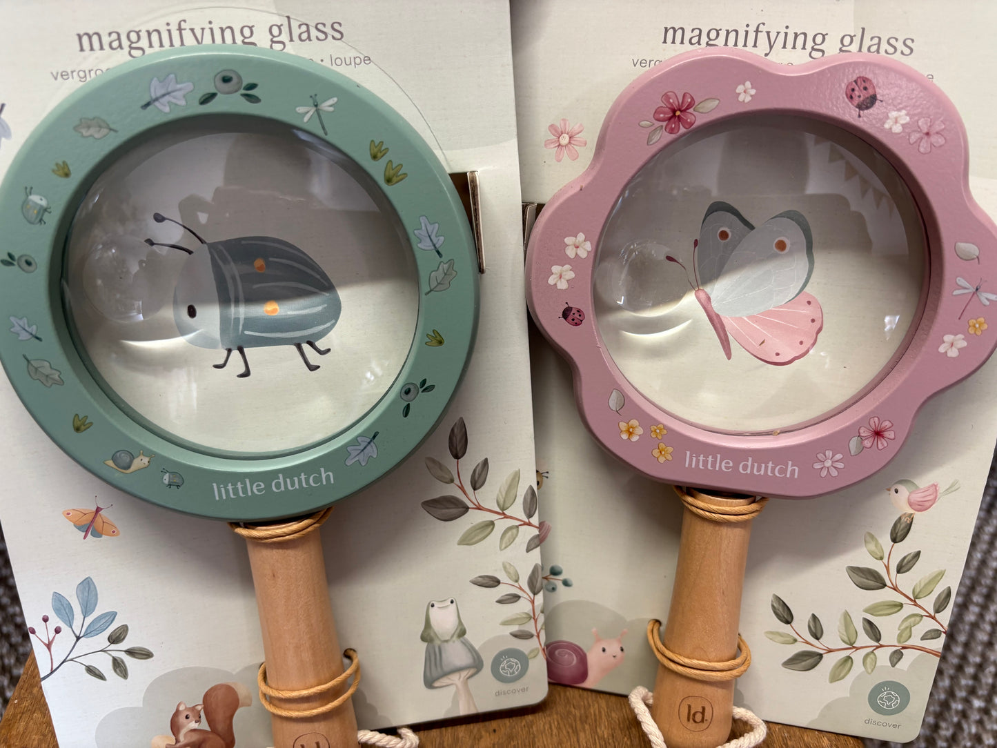 Magnifying Glass. Fairy Garden.