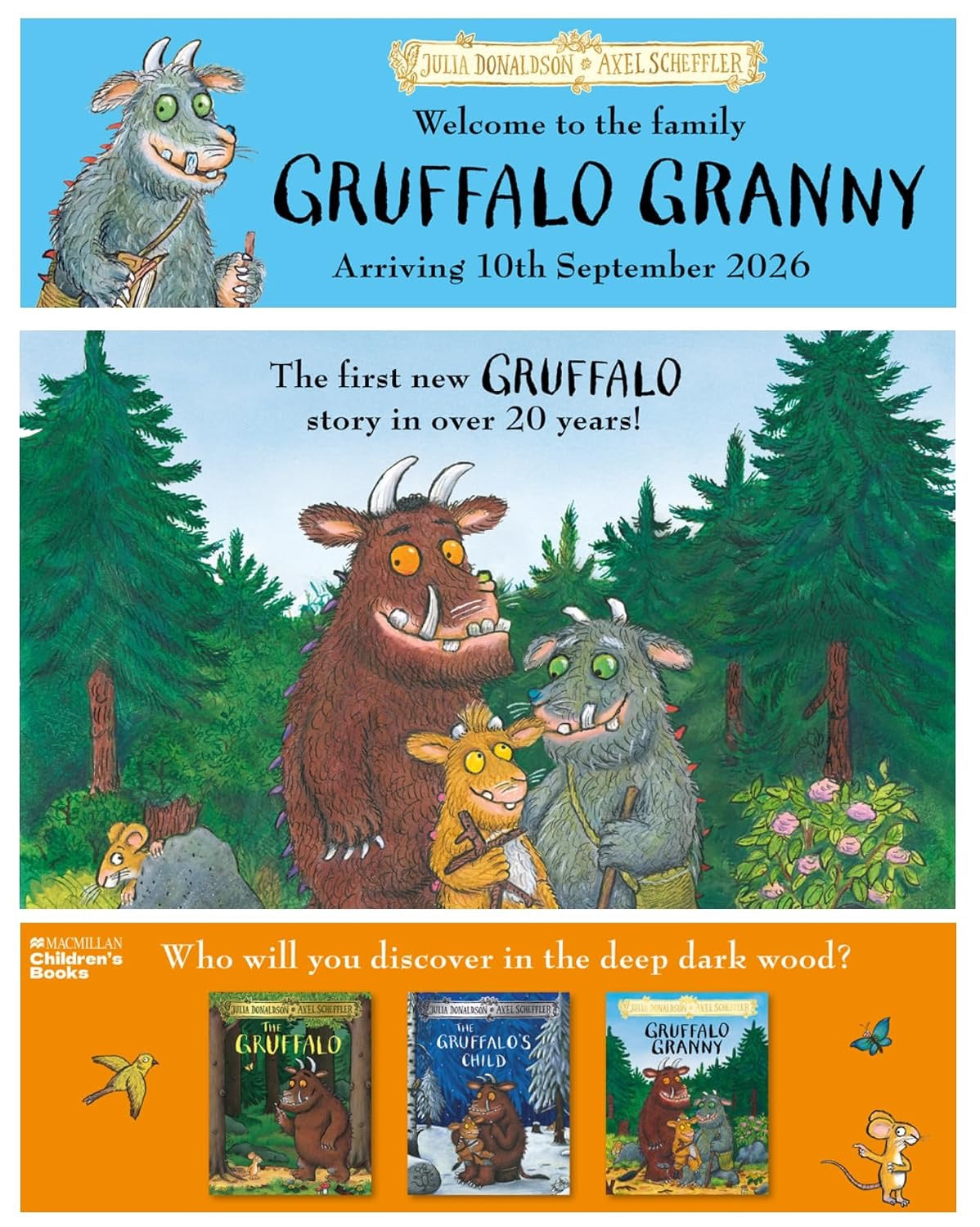 Gruffalo Granny. Hardback. Julia Donaldson.