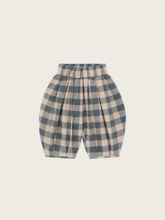 Organic Zoo - Blue Gingham Lodge Pants.